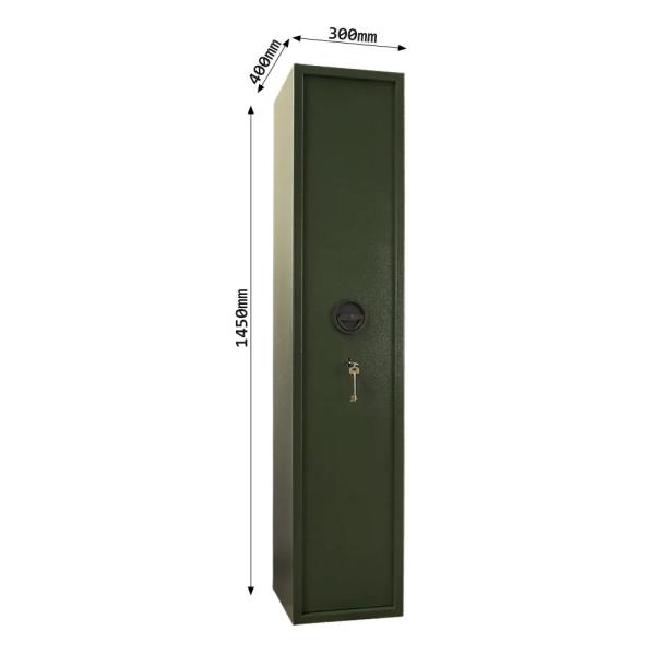 Rottner Munitionsschrank Waffenschrank Montana 5 Doppelbartschloss grün T04712